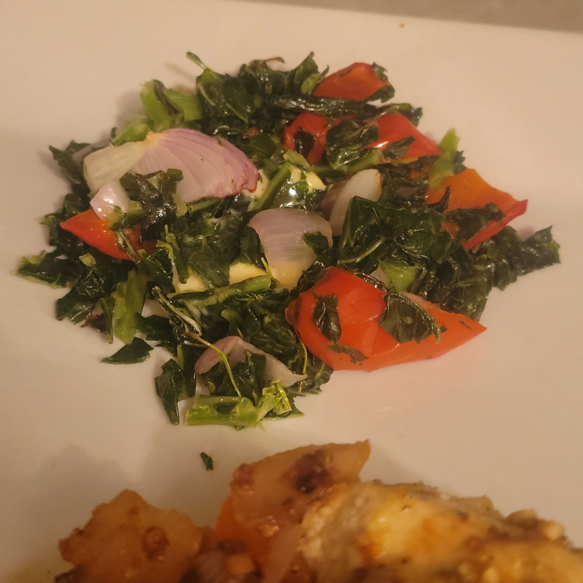 Collards with Peppers - ALTERNATING DIET AND FITNESS SYSTEM